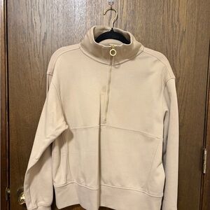 Tommy Hilfiger Tan Quarter Zip Jacket